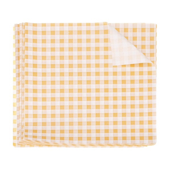 sourcing map 30pcs Square Checkered Wax Paper Sheets 7.09" x