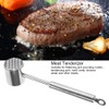 Meat Tenderizer Dual-Side Meat Mallet Cube 304 Stainless Steel Meat