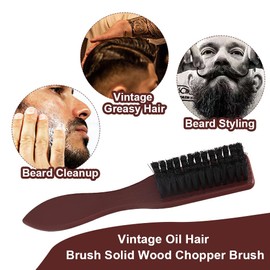 Svitzoot Boar Bristle Brush Hair Brush for Women Men Natural Bristle Brush Hair Beard Brush Bristle Brush Pack of 2