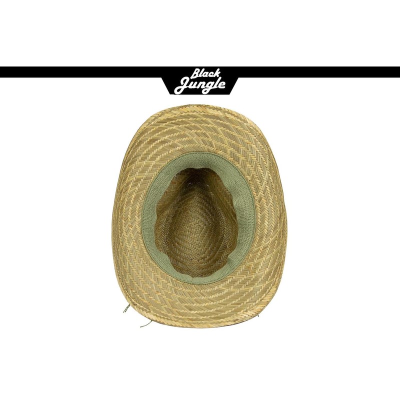 '"Bondi Natural Western Straw Hat