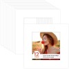 Unbranded 12x12 White Pre-Cut Picture Mats for 8x8 Photos Prints