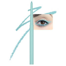 evpct Light Green Matte Gel Eyeliner Pencil Retractable for Women, Eyeliner Waterline Waterproof Smudge Proof lapiz de ojos delineador de ojos contra el agua Water Line Eye Liner Makeup 06
