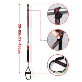 Pull Up Assist Band, Premium Powerlifting Stretch Resistance Bands Portable Fitness Resistance Band to Improve Arm, Shoulders and Chest Strength Easy to Use(Black)