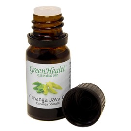 GreenHealth Cananga Java – 1/3 fl oz (10 ml) Glass Bottle – 100% Pure Essential Oil