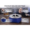 Butt Bat Stainless Windproof Faux Leather Bean Bag Sandbag Ashtray