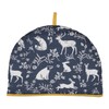 Ulster Weavers Forest Friends Navy & Springtime Yellow Tea Cosy