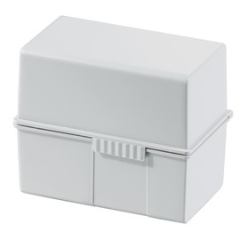 Han 976 Index Card Box A6 Landscape, Innovative Attractive Design for 400 Cards with Steel Hinge