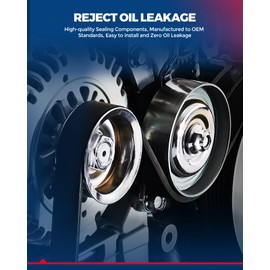 KAX Power Steering Pump, Compatible with 2009-2017 Traverse, 2007-2016 Acadia, 2008-2017 Enclave, 2007-2010 Outlook, 2008-2010 Vue 3.6L, 2017 Acadia Limited, OE Replace# 96-2403