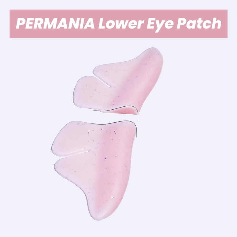 PERMANIA Silicone Under Eye Pads, Soft Lash Lift Rods Extreme