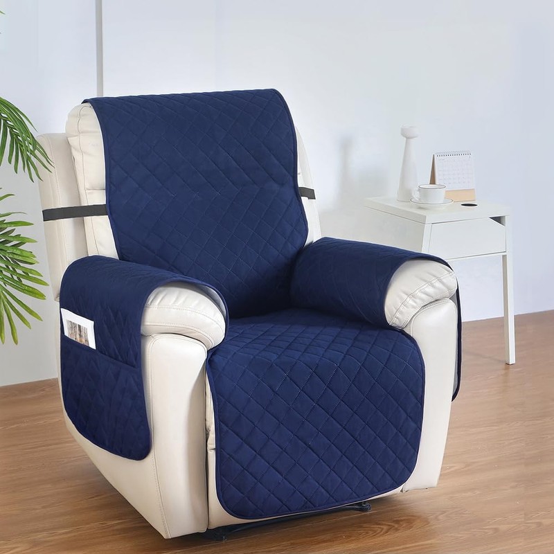 Artiss Recliner Chair Cover Slipcover Quilted 100% Water Resistant Nonslip