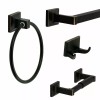 Bennington Redwood Series 4 Piece Bath Hardware Bathroom Accessory Set,