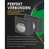 Zaundirekt Corner Connector Double Rod Mat Fence Pack of 10