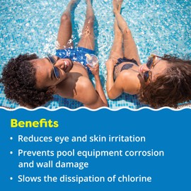 In The Swim pH Increaser for Pools - Granular 100% Sodium Carbonate (Soda Ash) to Raise pH Up - 25 Pounds