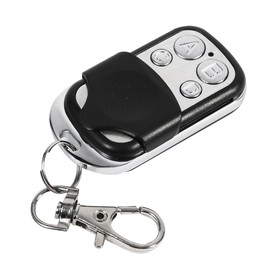 Remote Key Fob, Universal Wireless Cloning Remote Control Key Fob for Garage Electric Door 433MHz Remote Control Range: Up to 50 Meters