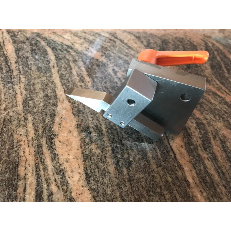 Knife Maker's Center Line Scribe, Angle Block Scribe, 2X72 Knife