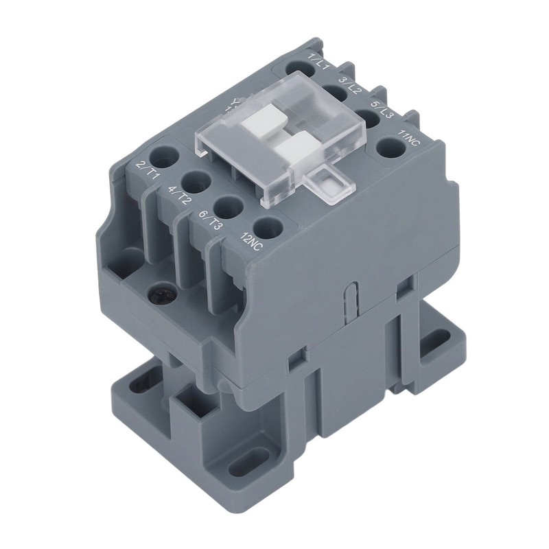 AC Contactor NC 12A Universal Rail Mount Silver Contact Low