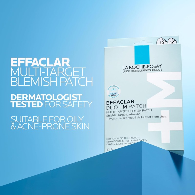 La Roche-Posay Effaclar Duo + M Patches Parches Multiacción, antimperfecciones