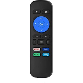 Replacement Remote Control for Roku 1 2 3 4 HD LT XS XD, Roku Express 3900R, Roku Premiere 4620XB 4210XB 3900R - [NOT for Any Roku Stick or Roku TV]