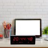 Digital LED Calendar Clock Temperature Wall Clocks (Calendar Temperature Week)