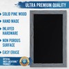 HBCY Creations Rustic Grey Magnetic Wall Chalkboard, Small Size 11"