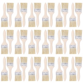 100 Pcs 2 Inch Paint Brushes Bulk - Chip Brushes Variety Pack with Wooden Handle & Nylon Bristles for Paint, Stain, Varnish, Glue, Crafts and DIY Projects