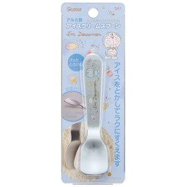 Skater SA1 Sanrio Aluminum Ice Cream Spoon, Doraemon, Sparkle, Pastel