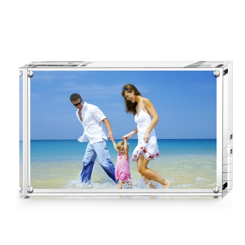 Acrylic Photo Frames 15 x 20 cm (6x8 inch), Magnetic