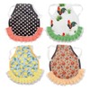 XINGSUI Pack of 4 chicken apron, chicken protection chickens, hen