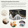 AUUXVA Storage Basket Piano Keyboard Music Note Art Storage Cube