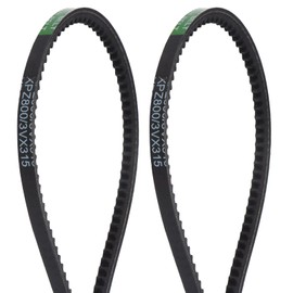 sourcing map 2pcs XPZ-800 V-Belts Drive Belt 800mm Pitch Girth 10mm Width 8mm Height Rubber for Power Transmission