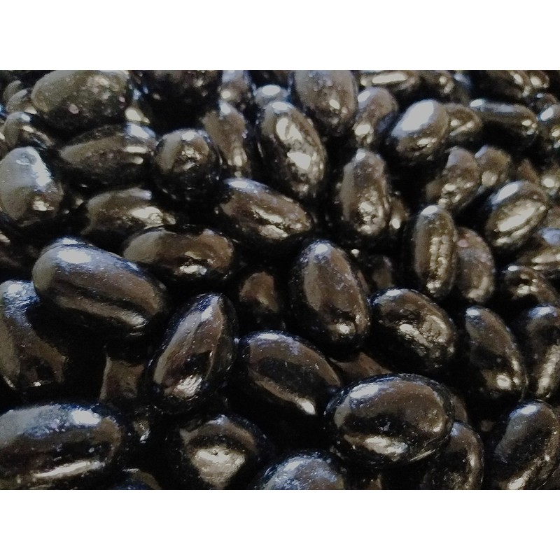 Jumbo Extra Large Fresh Chewy Black Licorice Jelly Beans -