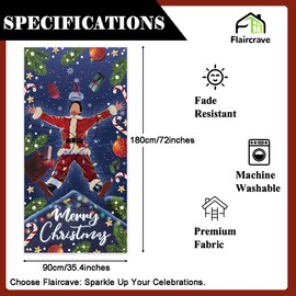 Funny Christmas Banner Happy Xmas Backdrop Sign Winter Xmas Decor Funny Christmas Decoration for Home