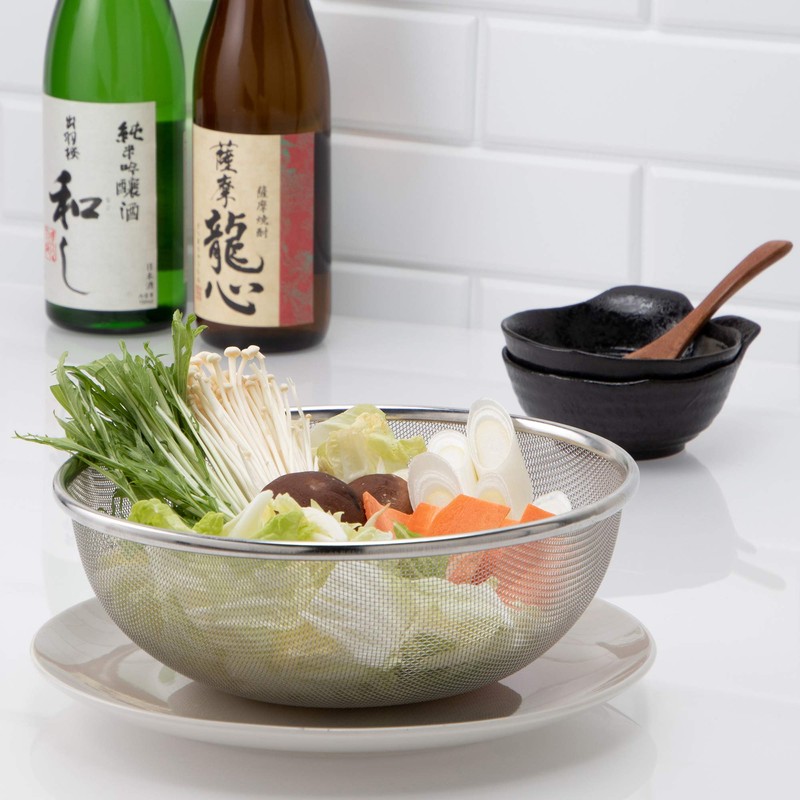 遠藤商事 Stainless Steel Convenient Colander Large ABV35001