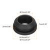 sourcing map 10Pcs Snap Rubber Grommet Plug Mount Dia 13mm