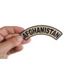 Afghanistan Small Arm Rocker Patch - 4.5x1.5 inch. Embroidered Iron
