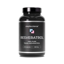 RESVERATROL 1000MG | 100% Pure Trans Resveratrol | High Strength Antioxidant Supplement | 60 x 500MG Capsules | Lab Tested | 100% Natural and Non-GMO