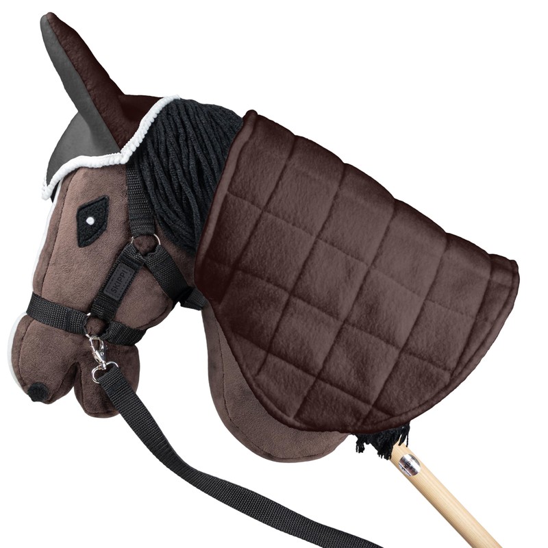 SKIPPI Hobby Horse Blanket and Ear Bonnet - Grey and