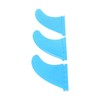 3Pcs Surfboard Fins PVC Thruster Fins Surfing Board Accessories for