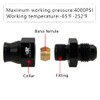 CNRAQR 6AN Male Flare to 5/16" Fuel Hardline Tube Fitting