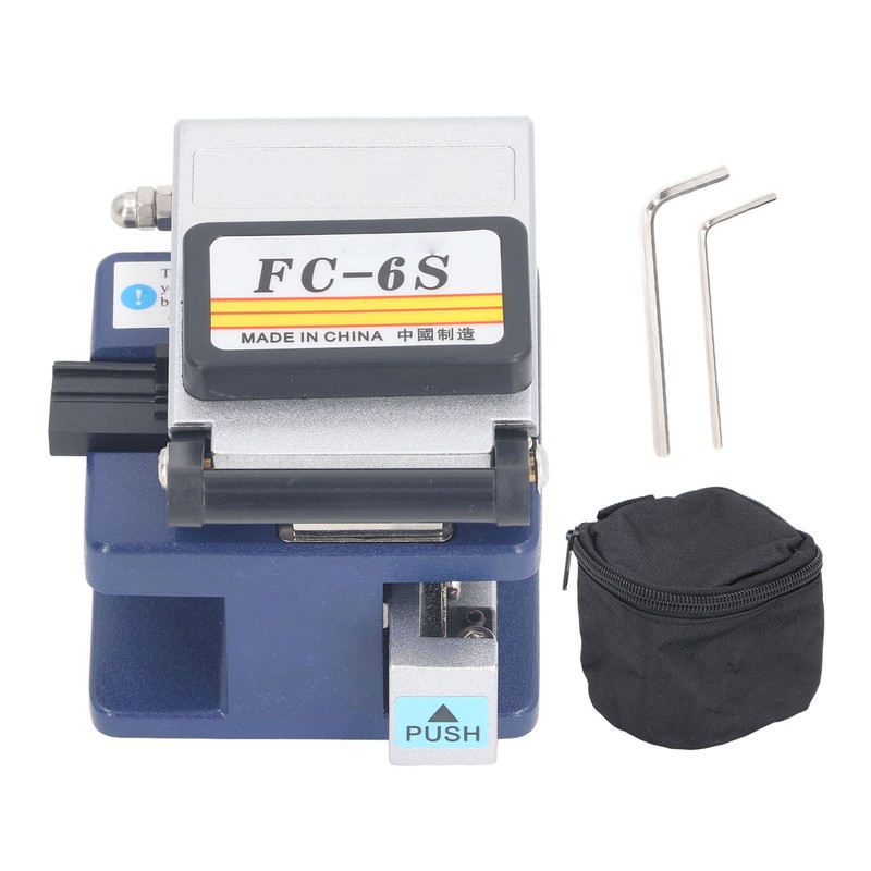 Fiber Optic Cleaver High Accuracy 12 Surfaces Blade Optical Fiber
