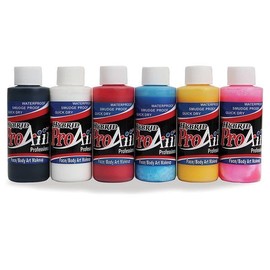 ProAiir Face and Body Painting Makeup - 6 Primary Colors - 2.1 oz (60ml)
