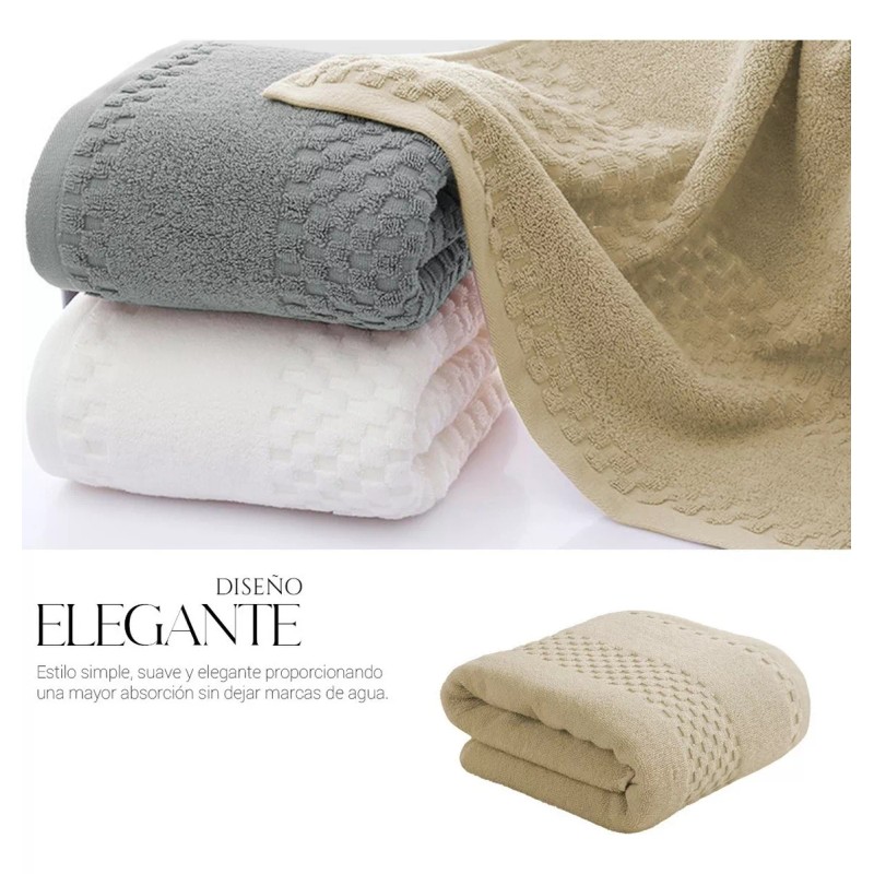 Shendy Vendy Toalla De Baño Grande Completo 100% Algodón Suave