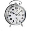 LOWELL Justaminute JC8001S Mechanical Alarm Clock Metal Watch Case Clear