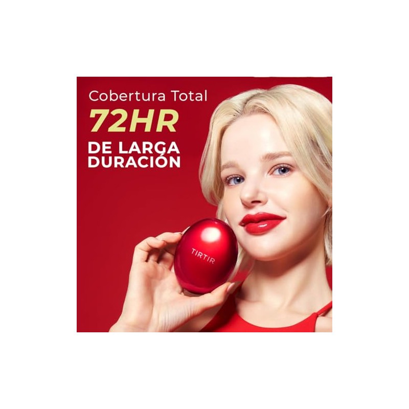 Tirtir Mask Fit Red Cushion Tono 28n Oat Base Maquillaje
