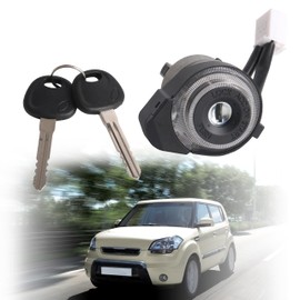 Riyhch 81900-2KA30 Ignition Lock Cylinder Switch Compatible with Kia Soul Hatchback 2010-2013 1.6/2.0L L4 Gas, Ignition Lock Assembly with 2 Keys, Key Sub Set-Steering Lock #819002KA30