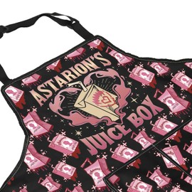 BAUNA Astarion Game Kitchen Apron Astarion BG3 Apron With Pocket Astarion’s Juice Box Kitchen Decor BG3 Housewarming Gift (Juice Box Apron)