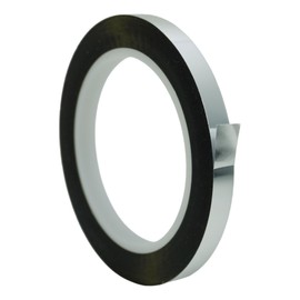 GGR Supplies T.R.U. MMYP-1 Mylar Metalized Polyester Film Tape with Acrylic Adhesive. Multiple Colors Available. 72 Yards. (Silver, 3/8 in.)