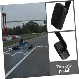 PACKOVE 4pcs ATV Pedal for Go Kart Metal Racing Go Kart Pedal Footrest and Brake