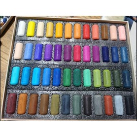 MAIMOUFIN Soft Pastels for Artists Highly Pigmented Sticks 48 Vibrant Colors Professional Grade Art Supplies Smooth Blendable Pastels Set for Drawing,Painting Artists,Beginner