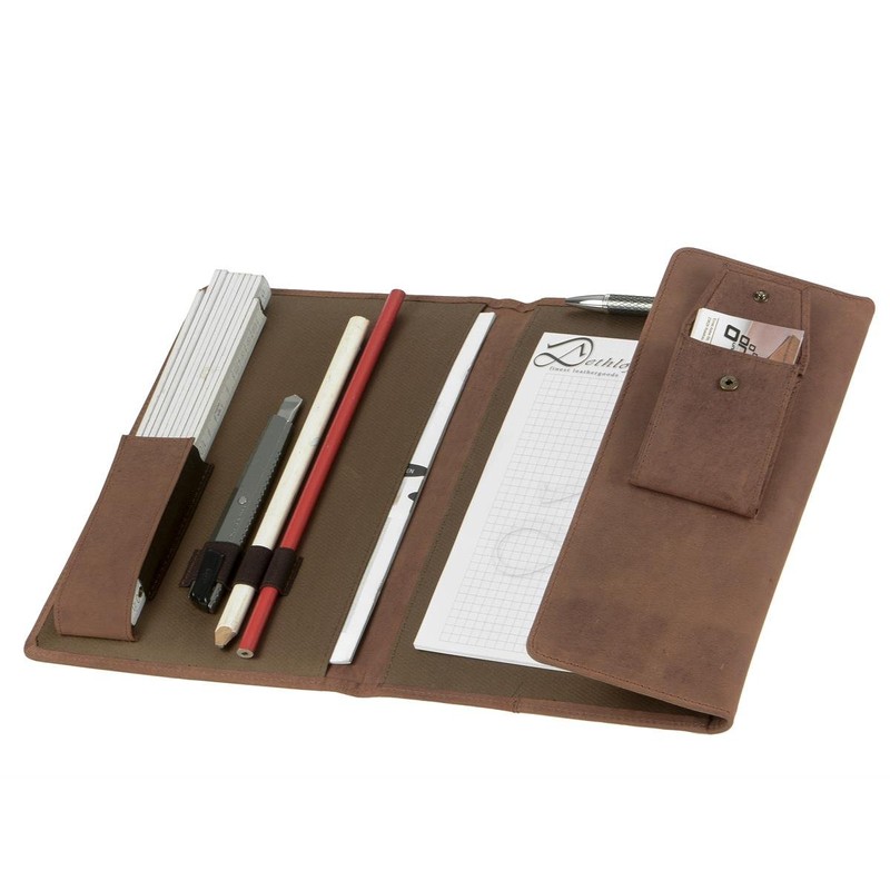 Dethloff Hunter Craftsman Folder Writing Case A5 Leather Magnetic Closure
